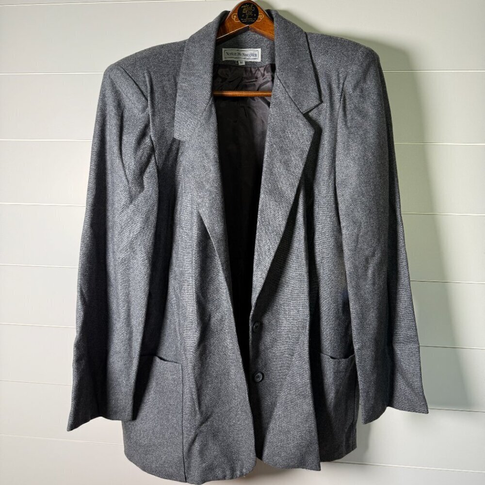 NWT Vintage Norton McNaughton Wool Blend Blazer Sz 16